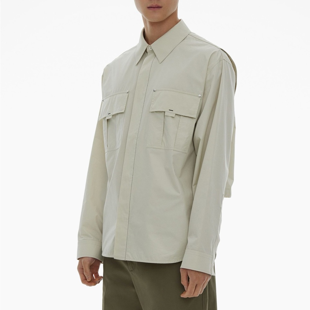 Helmut Lang Cream Lightweight Casual Shirt
